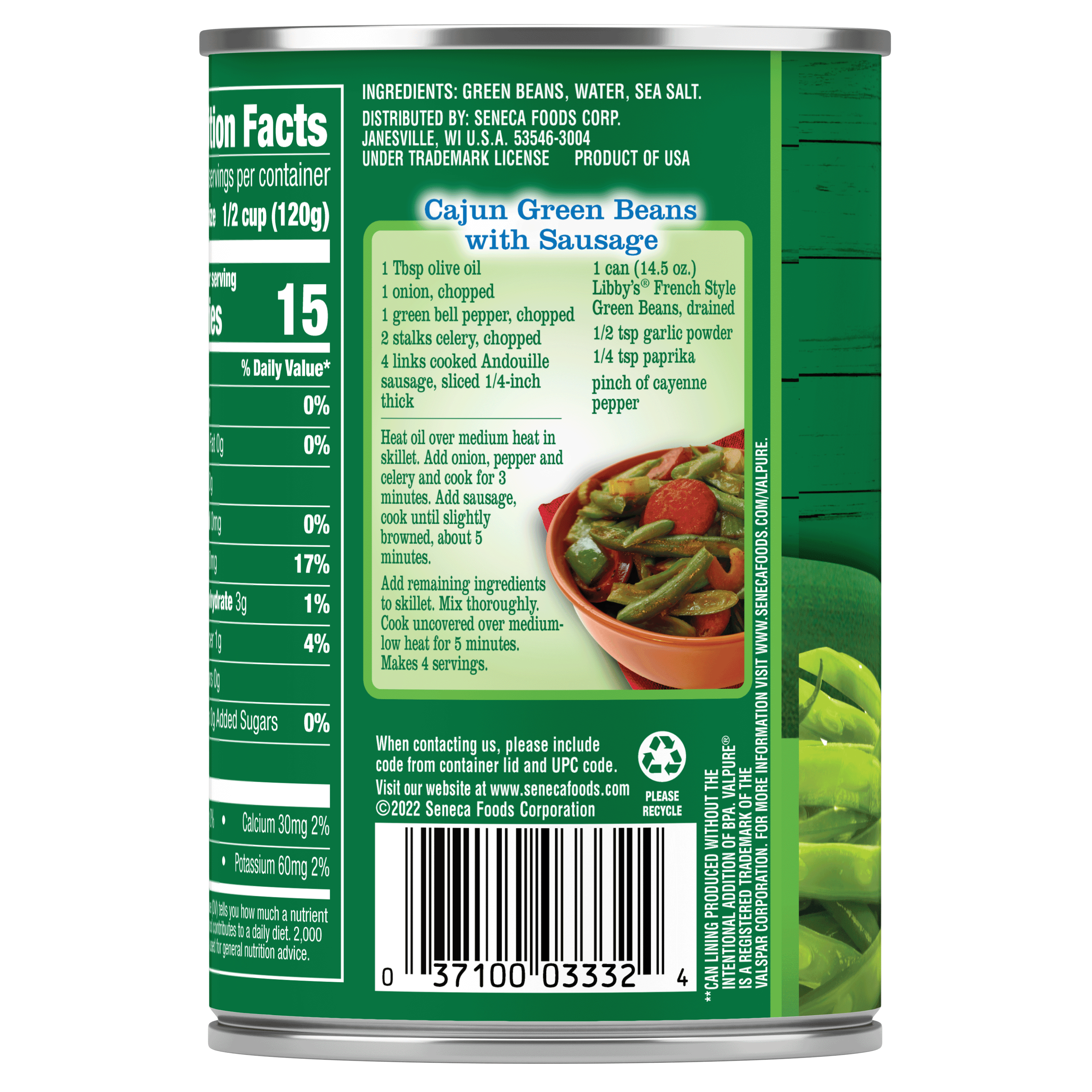 French Style Green Beans, 14.5 oz.