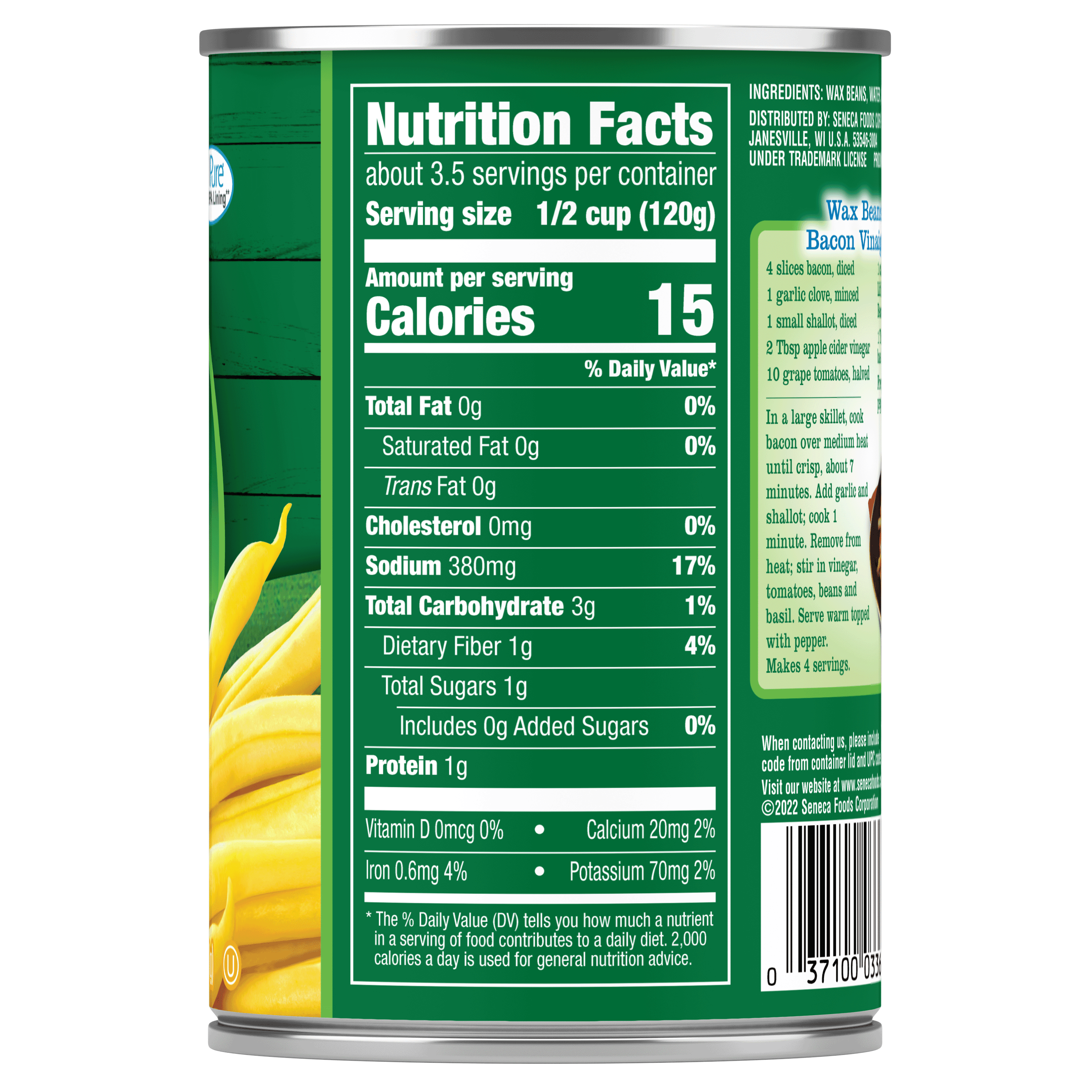 Cut Wax Beans, 14.5 oz.