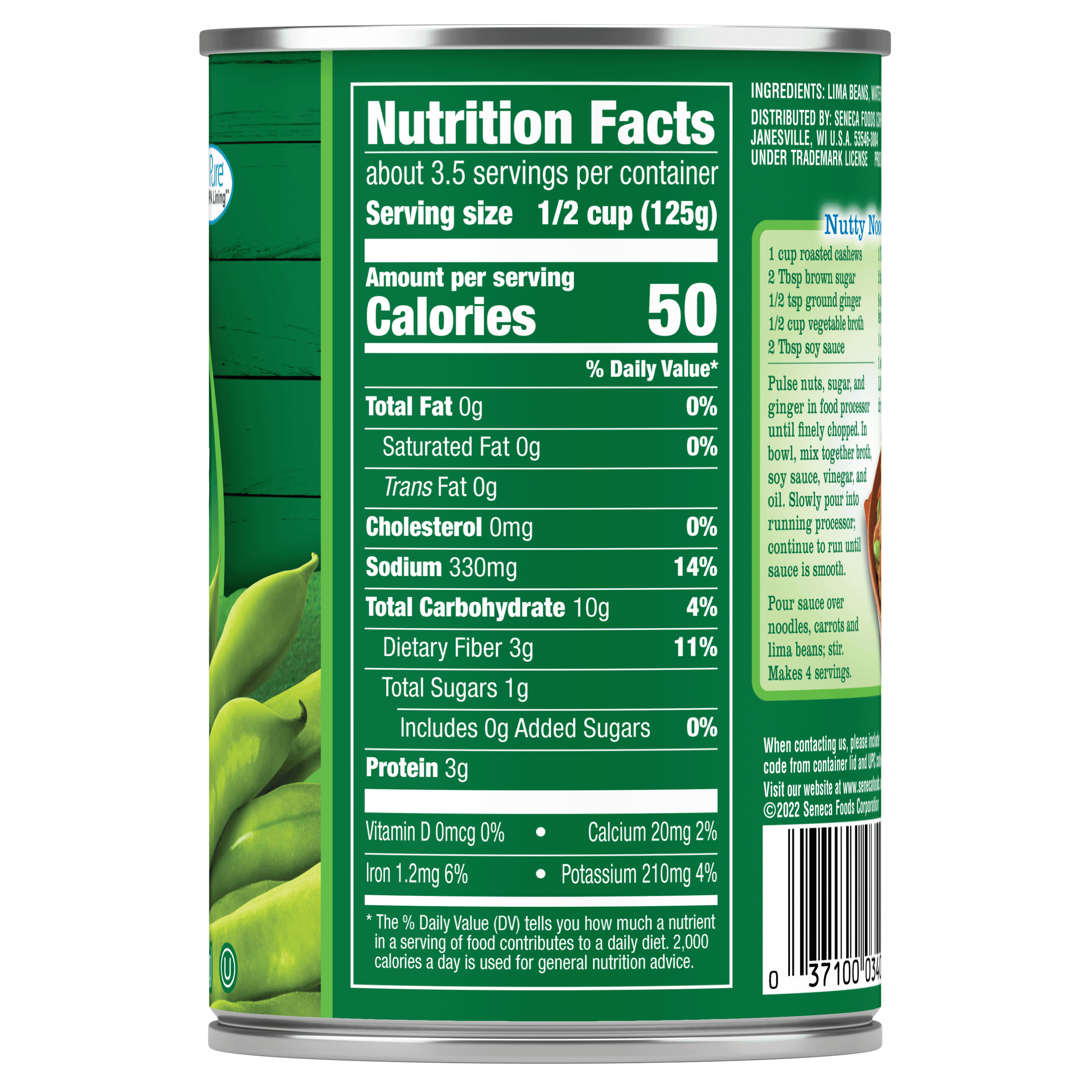 Lima Beans, 15 oz.