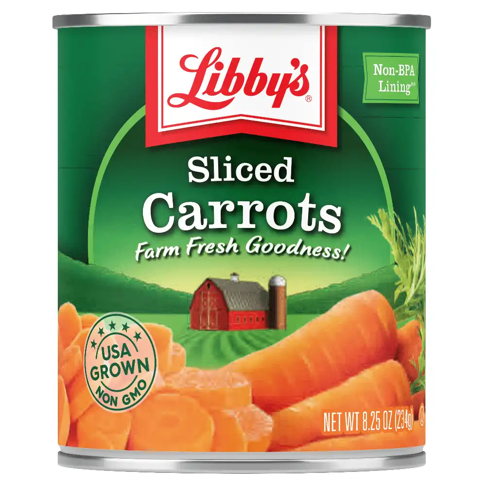 Sliced Carrots, 8.25 oz. Easy-Open Can