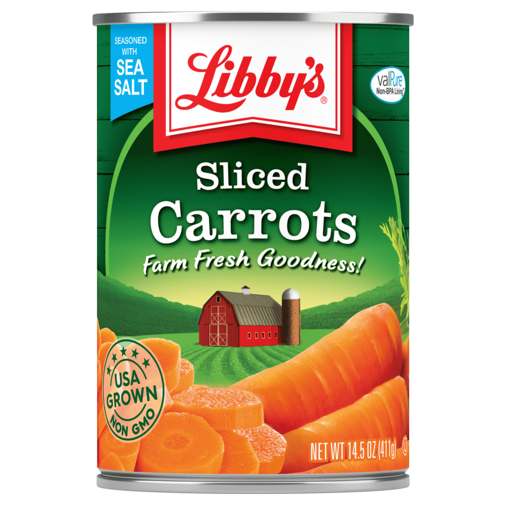 Canned Carrots, Canned Sliced Carrots, 14.5 oz | Libby's