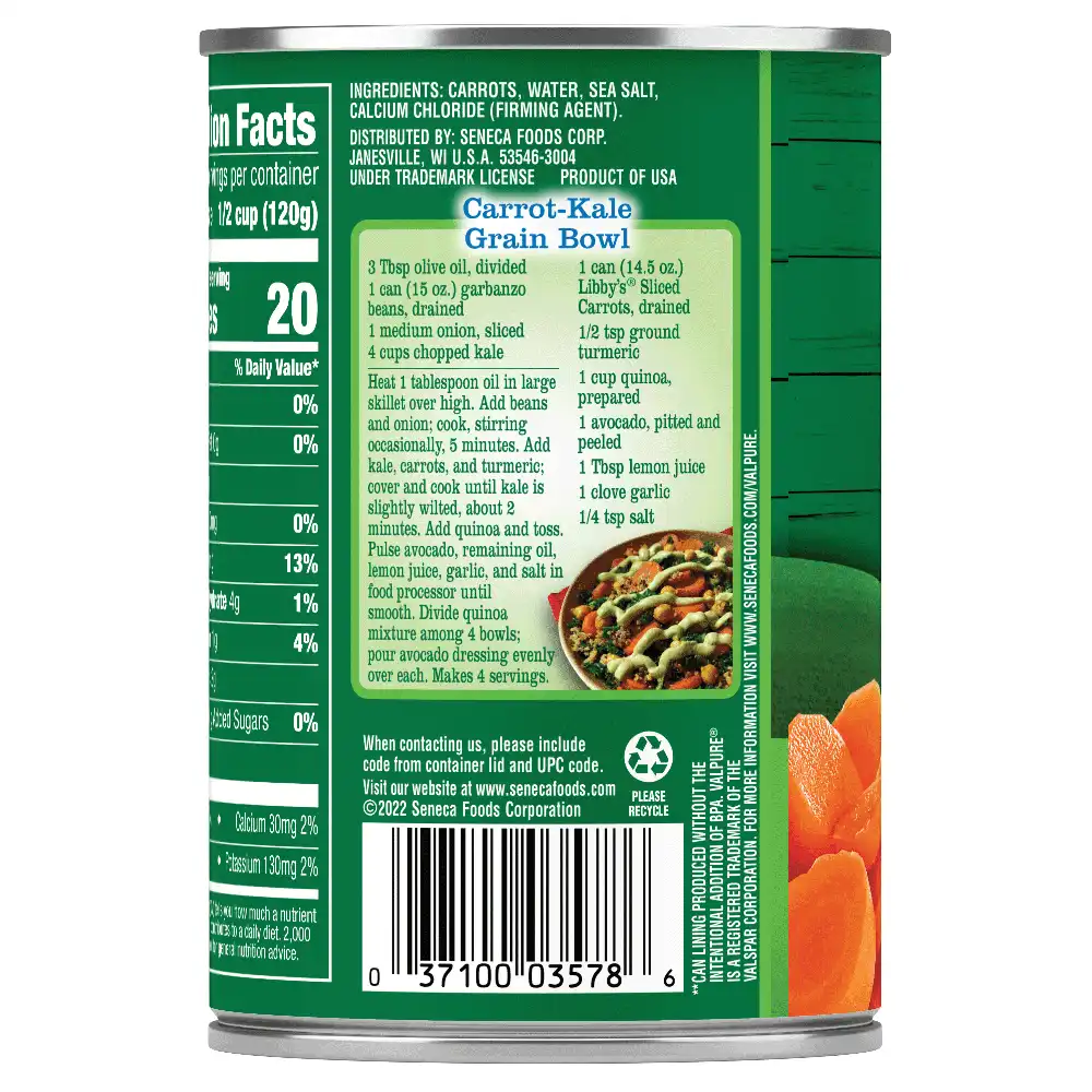 Sliced Carrots, 14.5 oz.