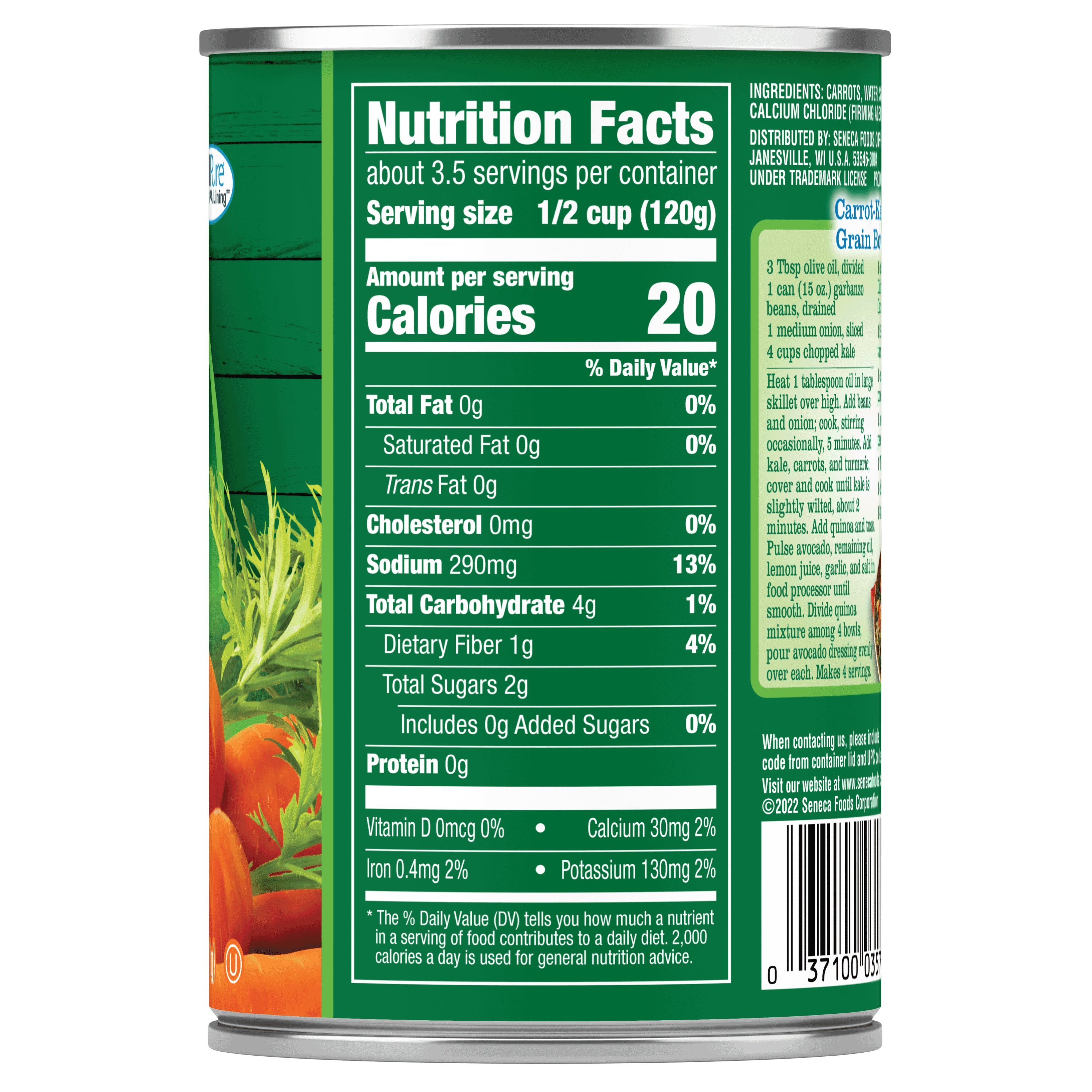 Sliced Carrots, 14.5 oz.