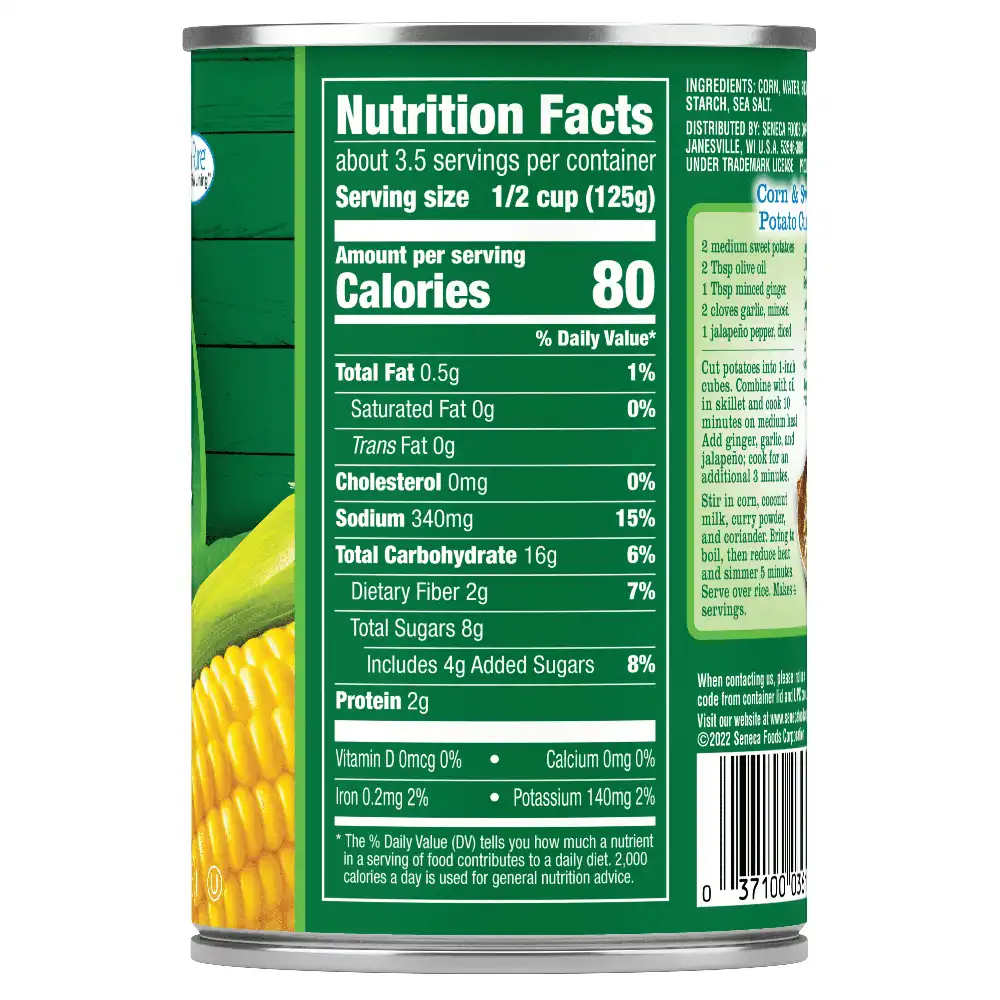 Cream Style Sweet Corn, 14.75 oz.