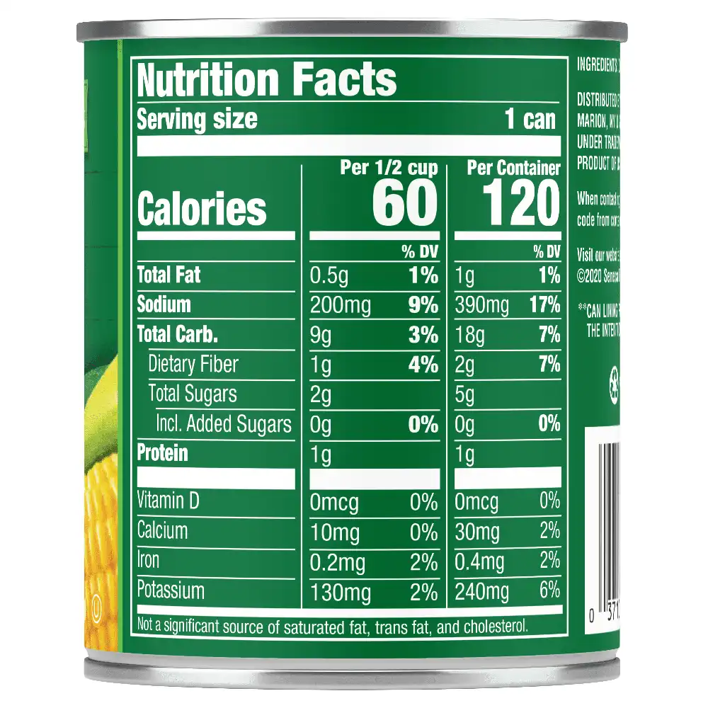 Whole Kernel Sweet Corn, 8.5 oz. Easy-Open