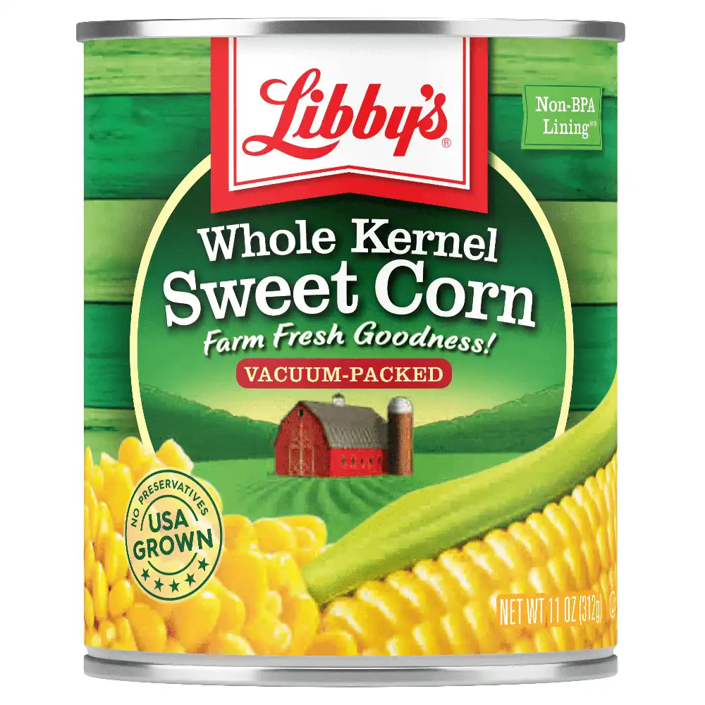 Whole Kernel Sweet Corn, 11 oz., Vacuum Packed