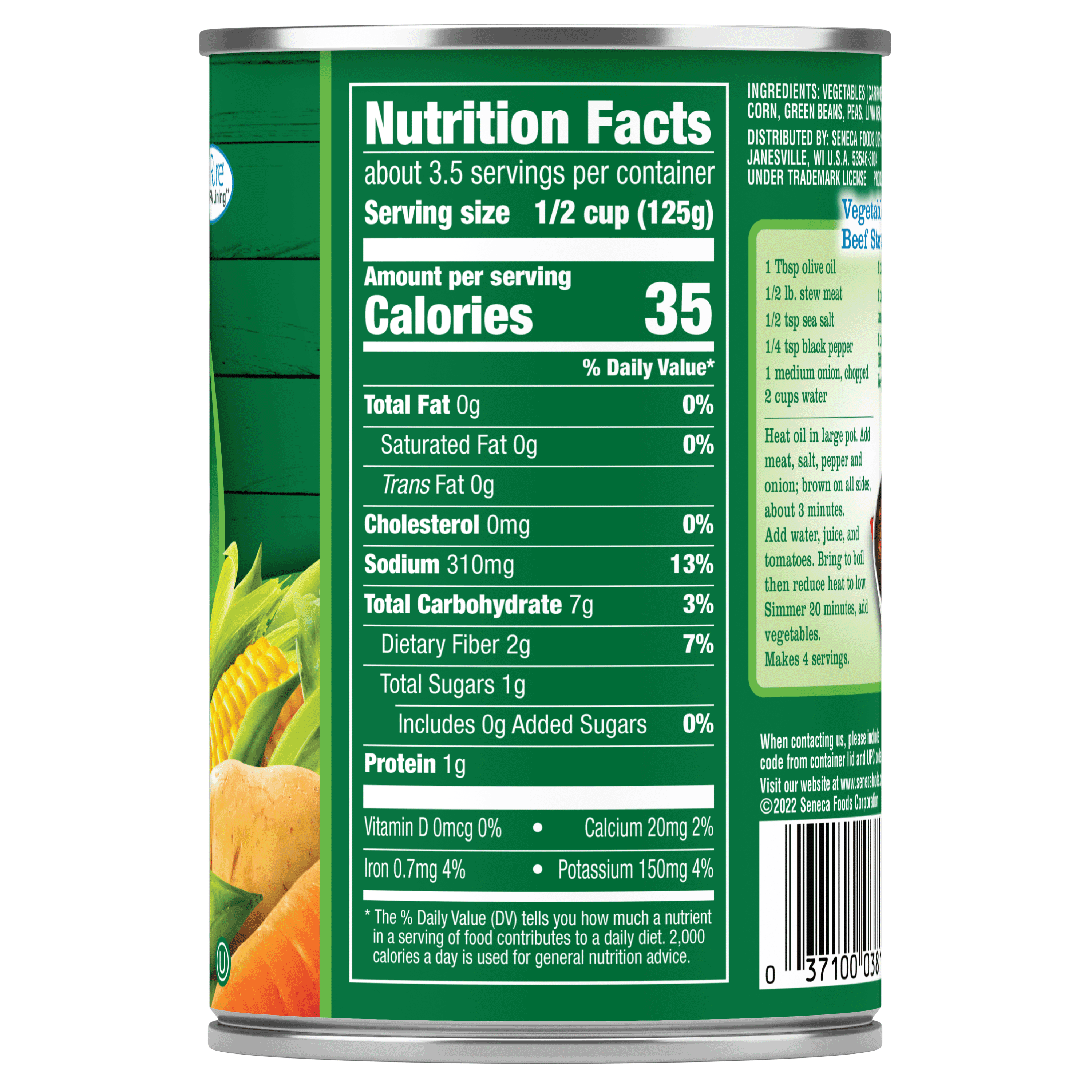 Mixed Vegetables, 15 oz.