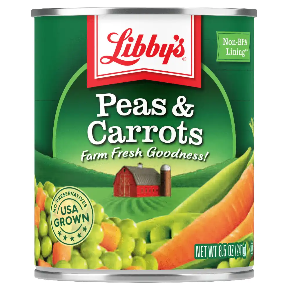 Peas & Carrots, 8.5 oz. Easy-Open Can