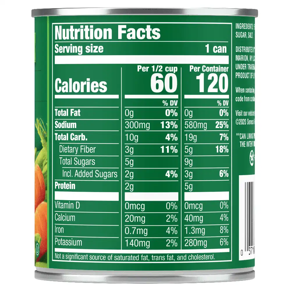 Peas & Carrots, 8.5 oz. Easy-Open Can