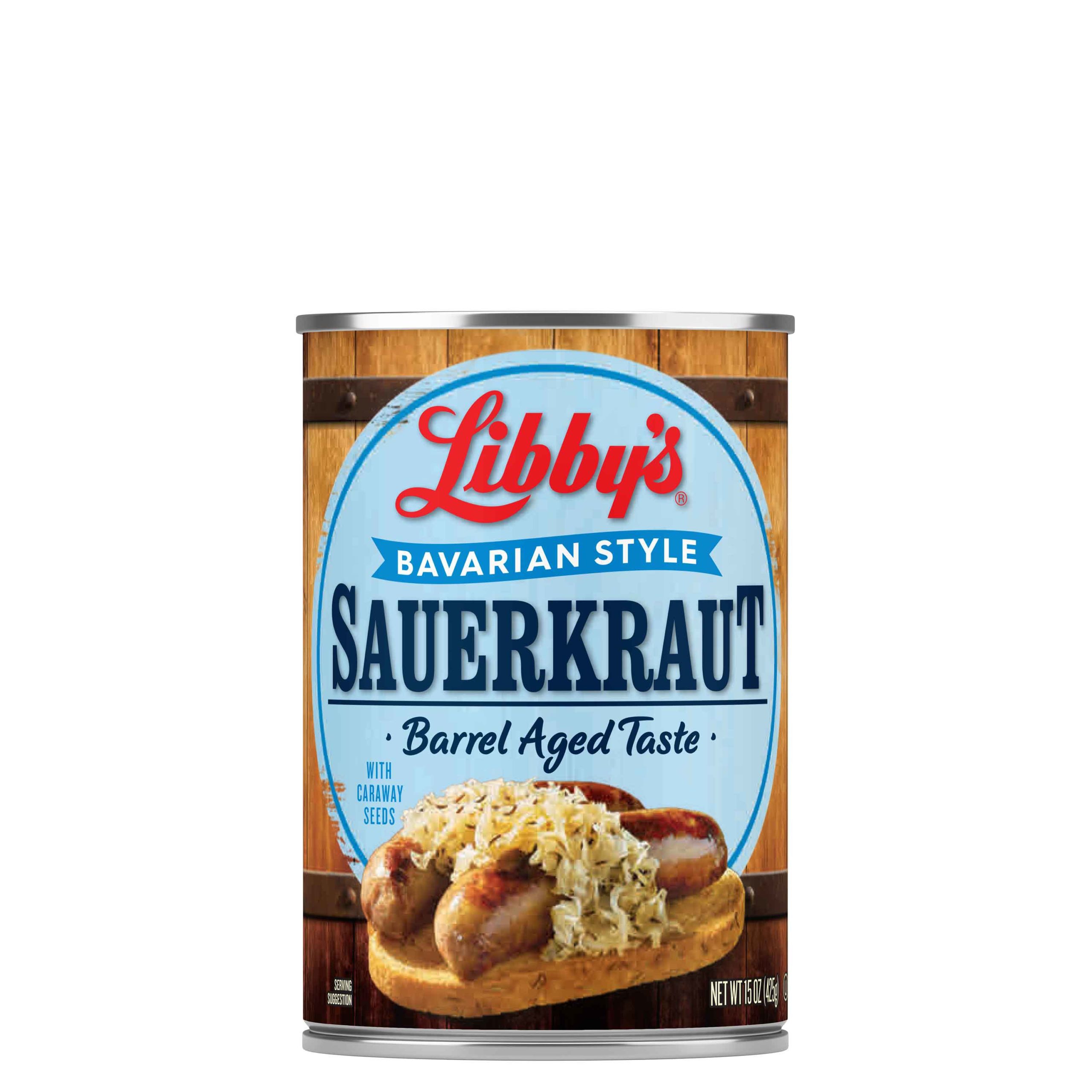Libby's Bavarian Style Sauerkraut with Caraway Seeds Classic Barrel
