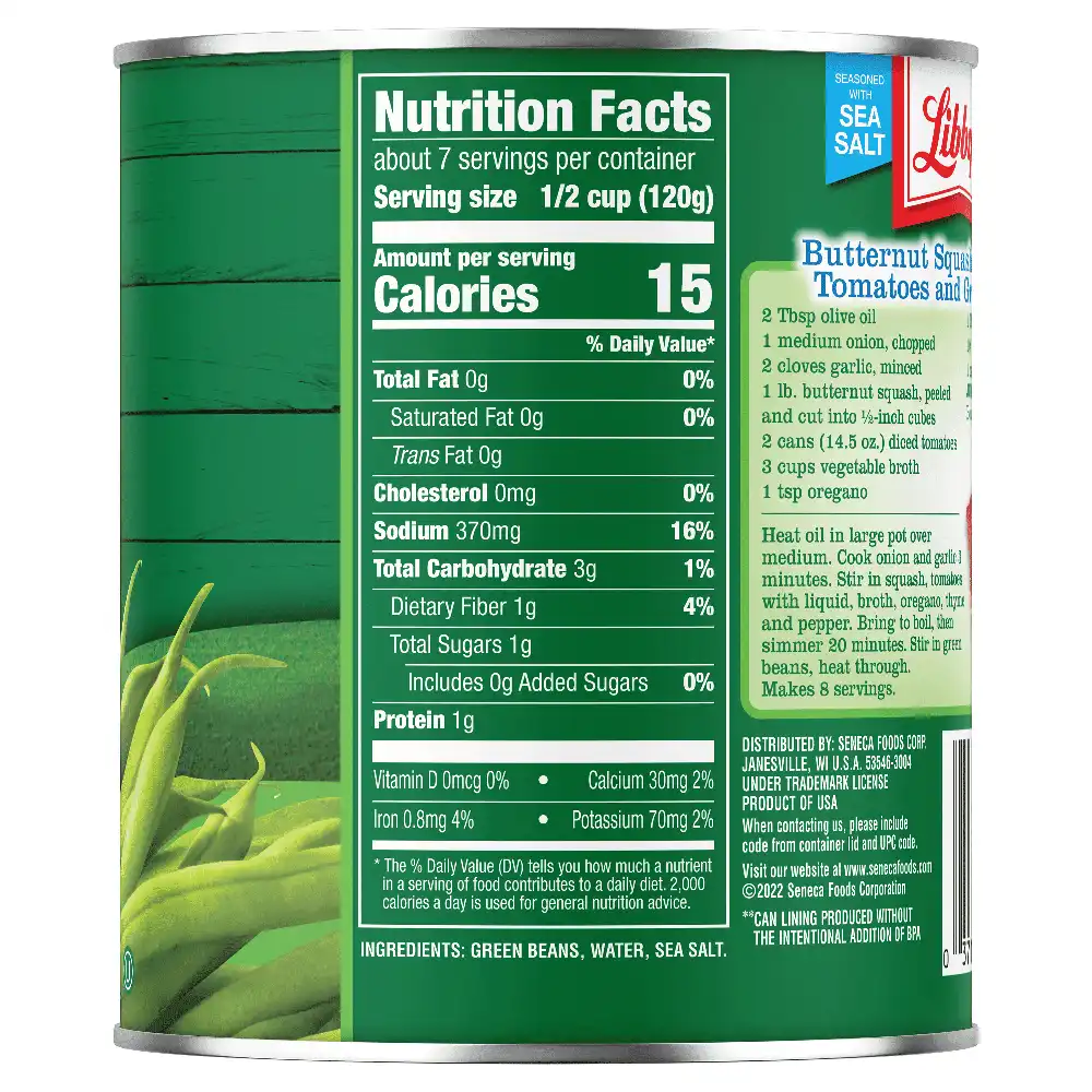 Cut Green Beans, 28 oz. Jumbo-Can