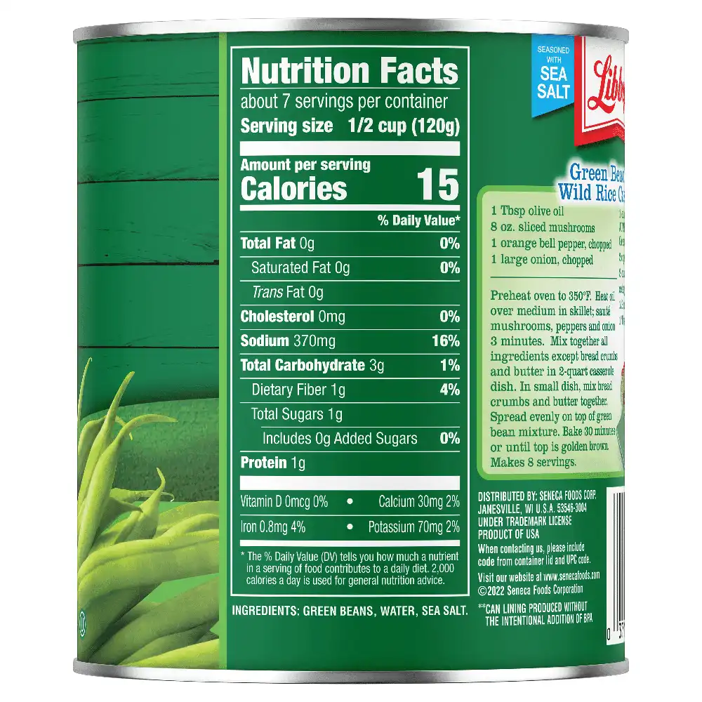 French Style Green Beans, 28 oz. Jumbo-Can