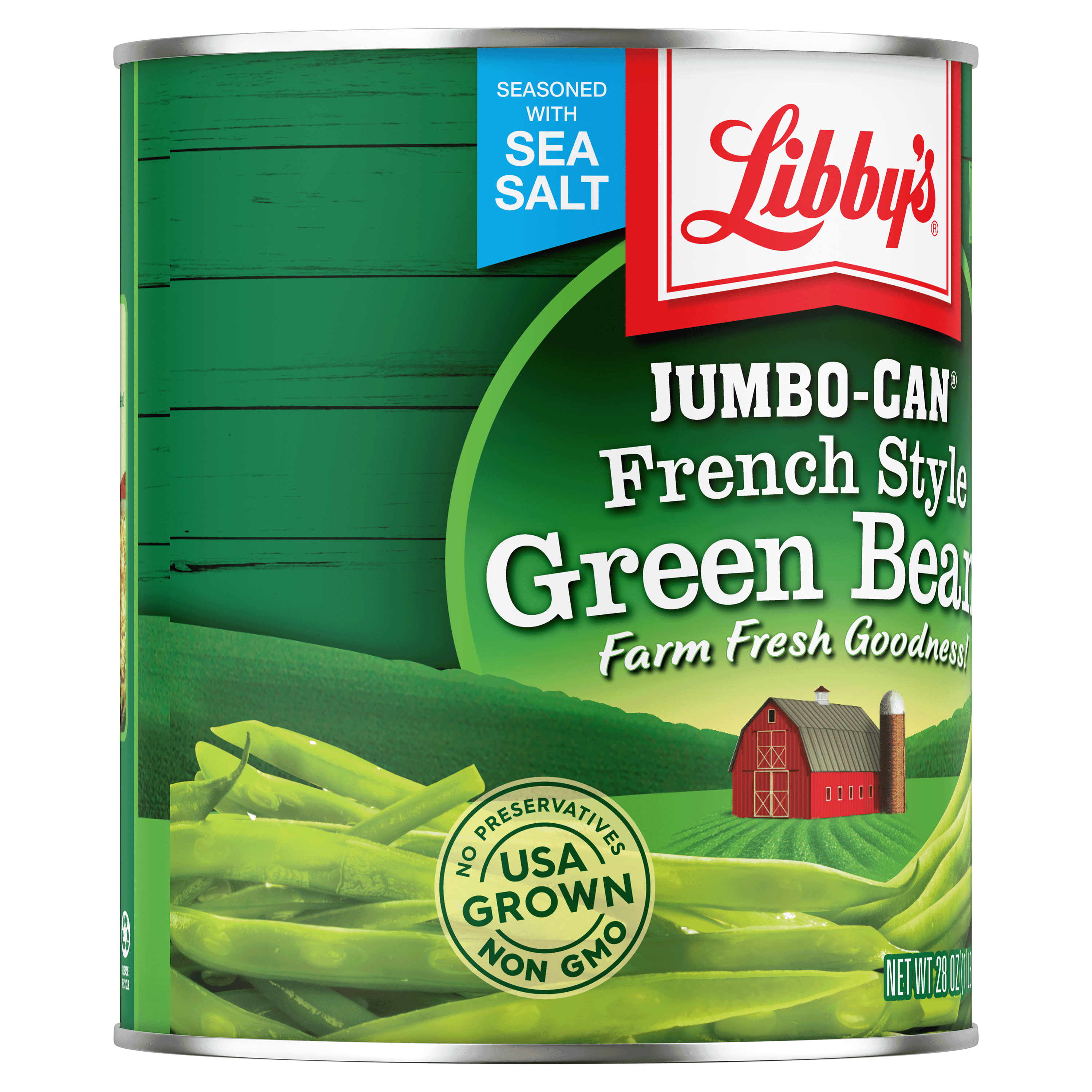 French Style Green Beans, 28 oz. Jumbo-Can