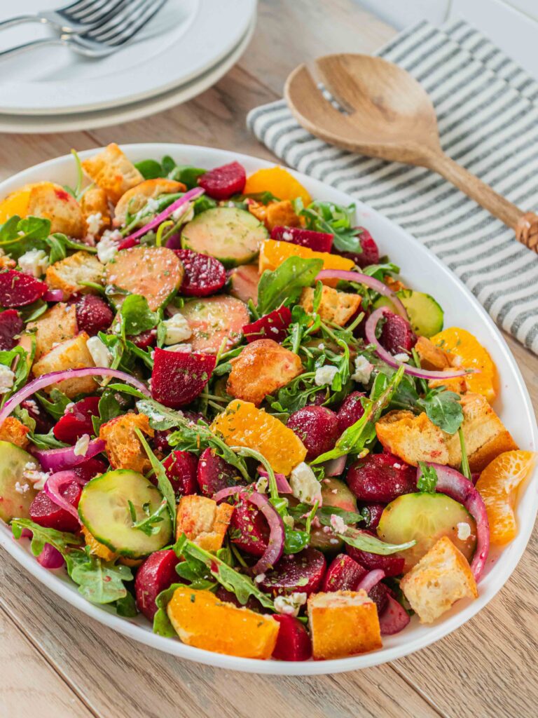 Beet Panzanella Salad