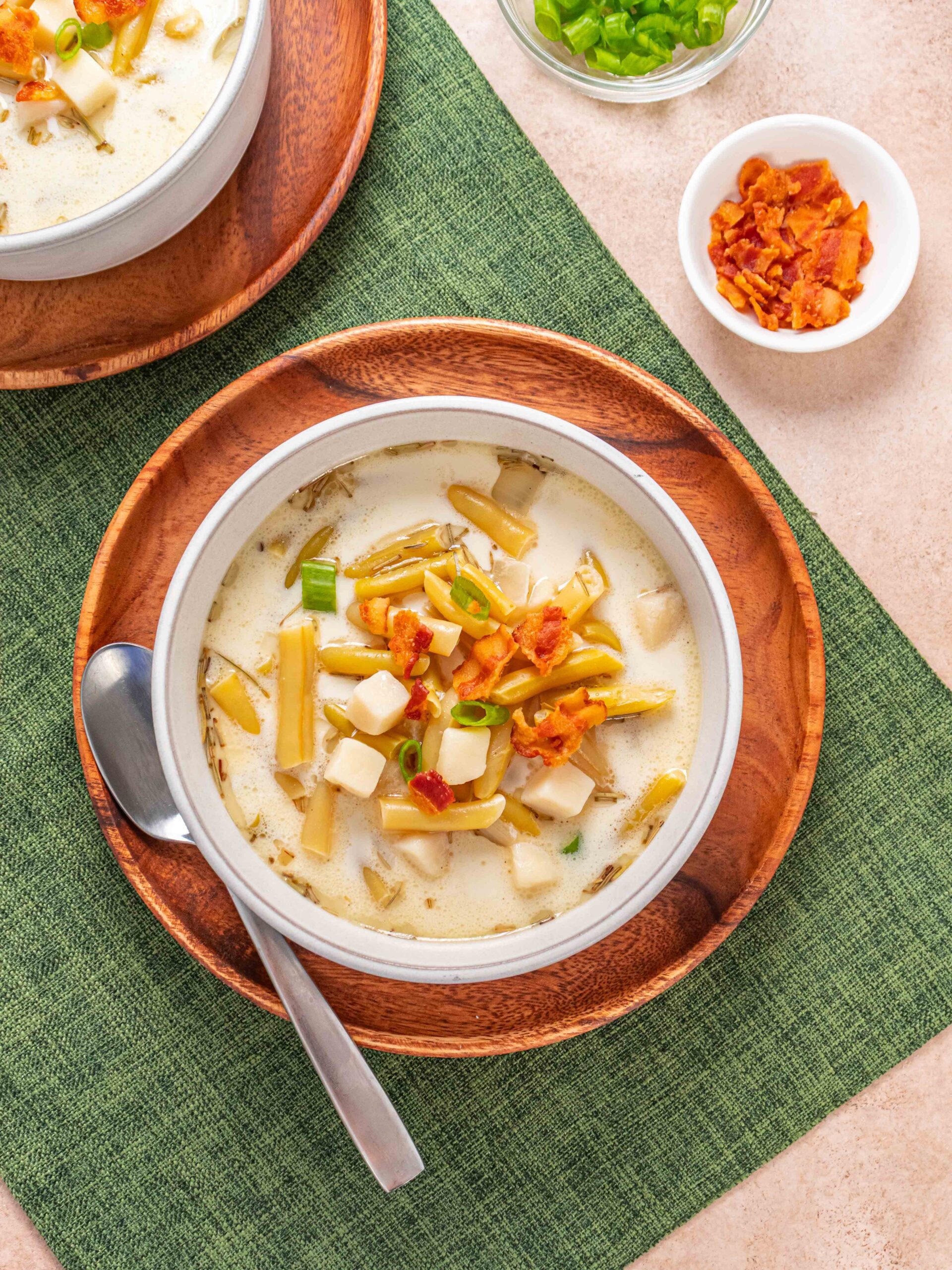 Creamy Wax Bean & Potato Soup