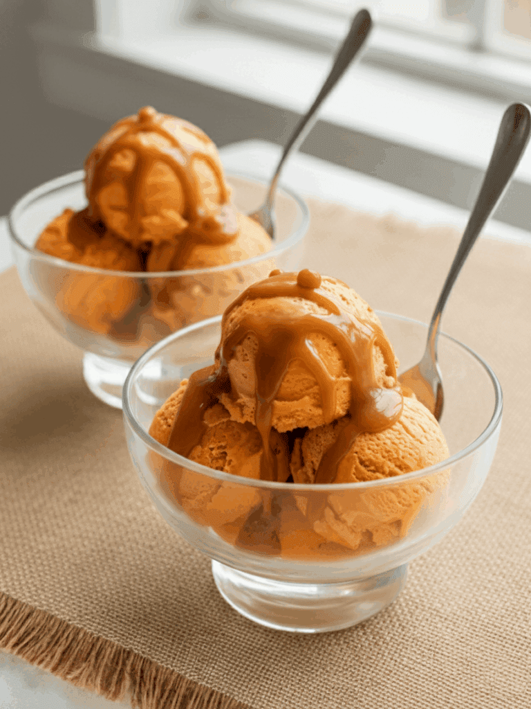 Carrot Dulce de Leche Ice Cream