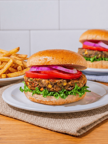 veggie burger recipe from canned black beans and canned mixed vegetables