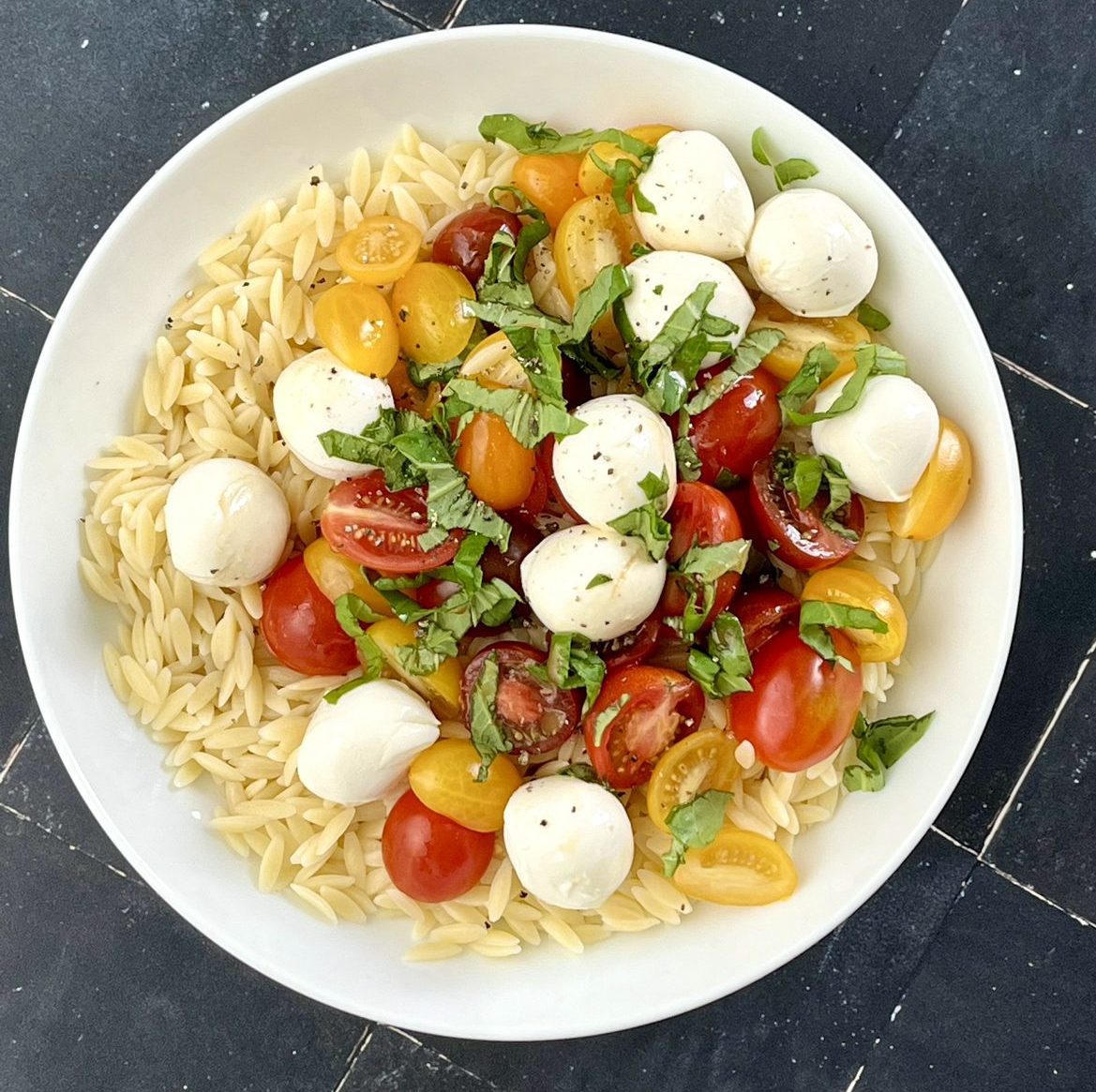 Caprese Orzo Salad