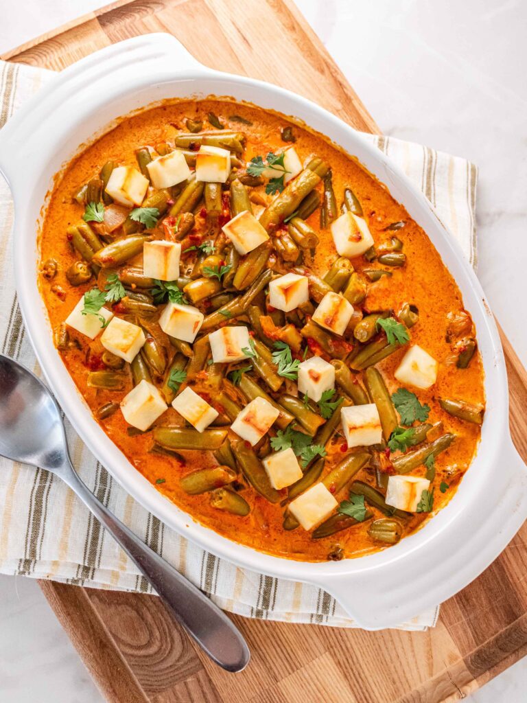 Coconut Curried Green Bean Casserole