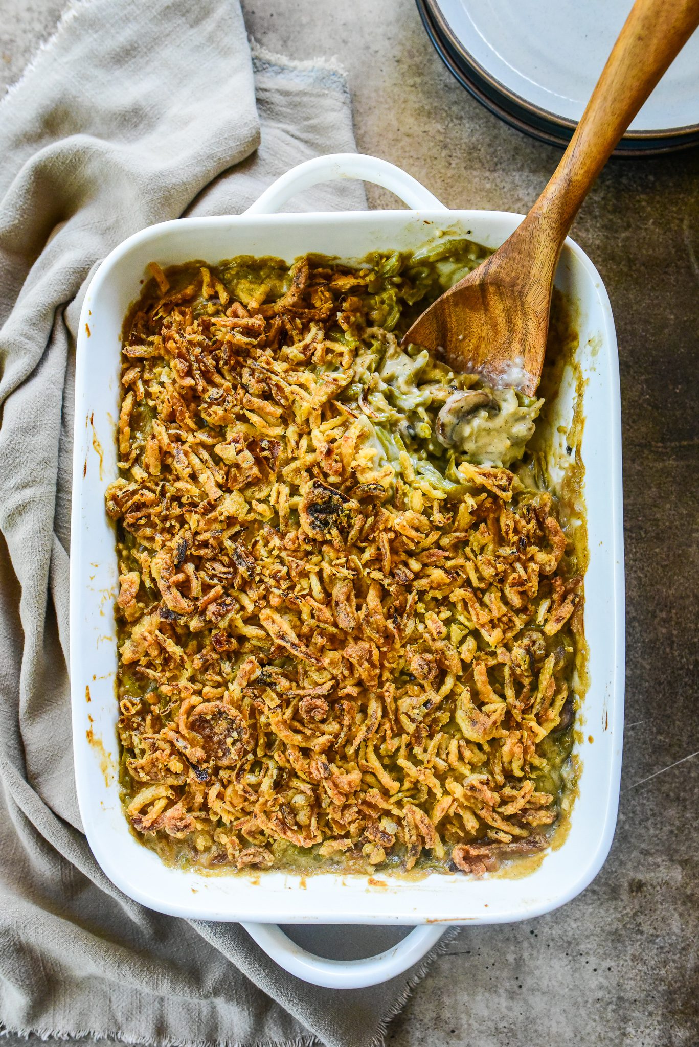 Classic Double Cheese Green Bean Casserole Libby s Vegetables