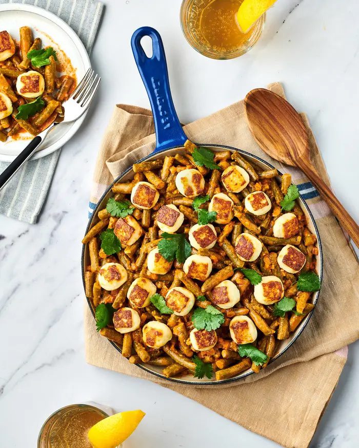 Coconut Curried Green Bean Casserole