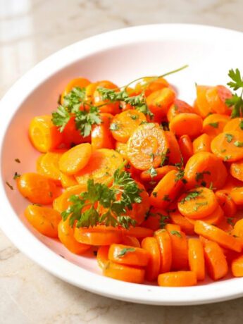 Honey Garlic Butter Carrots