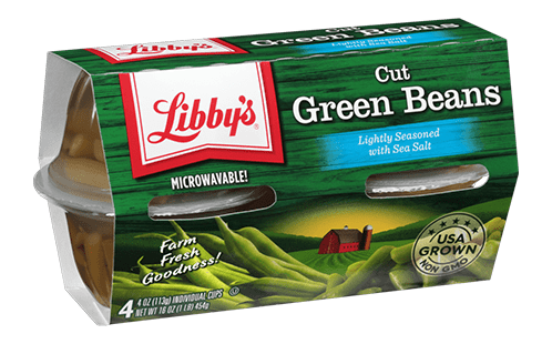 green beans veggie cup