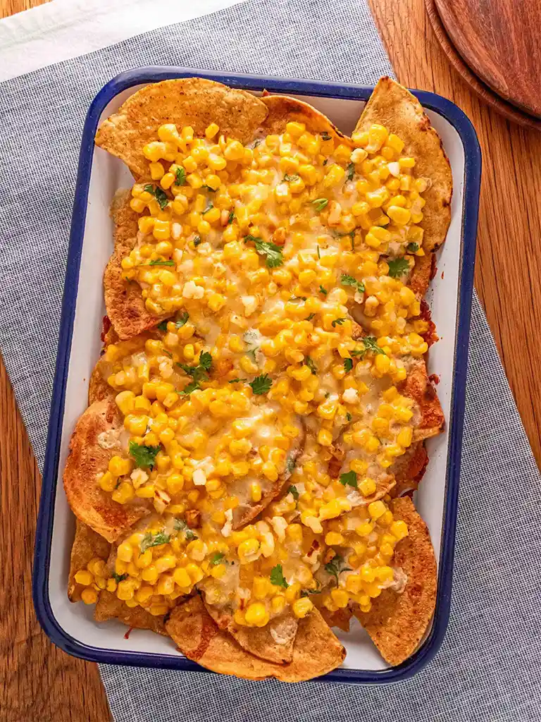 
 Elote Nachos  