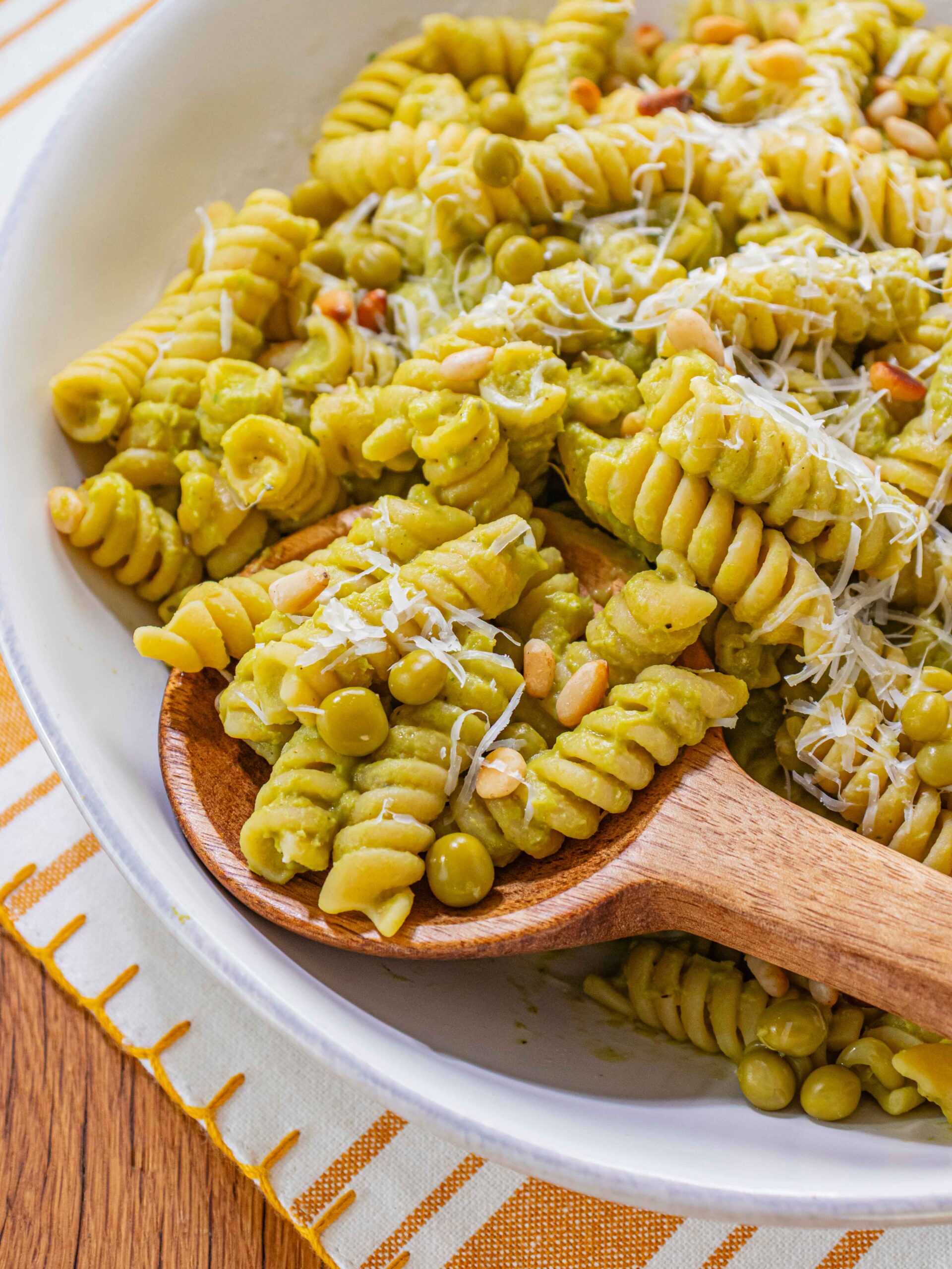 Pea Pasta with Parmesan