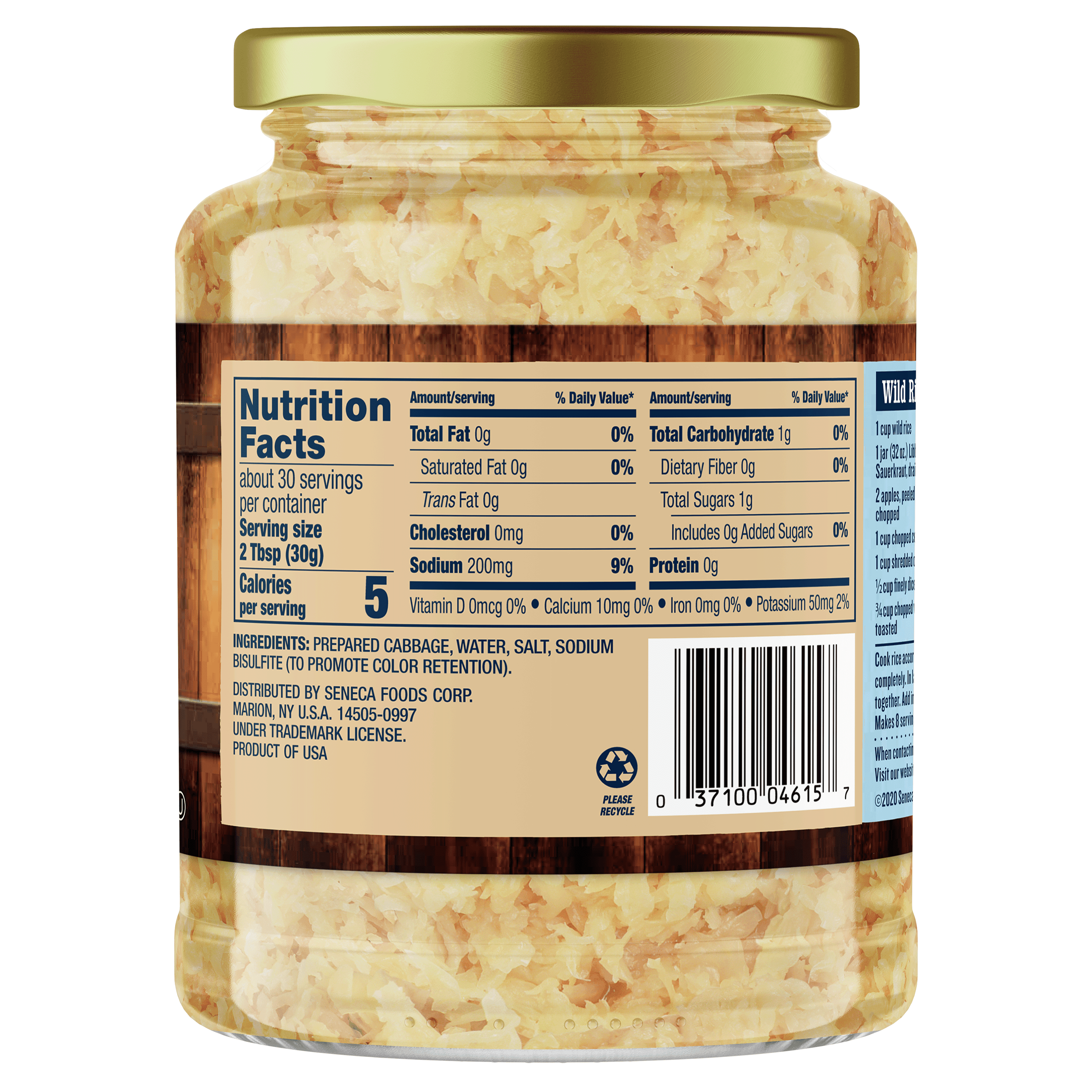 Crispy Sauerkraut, 32 oz.