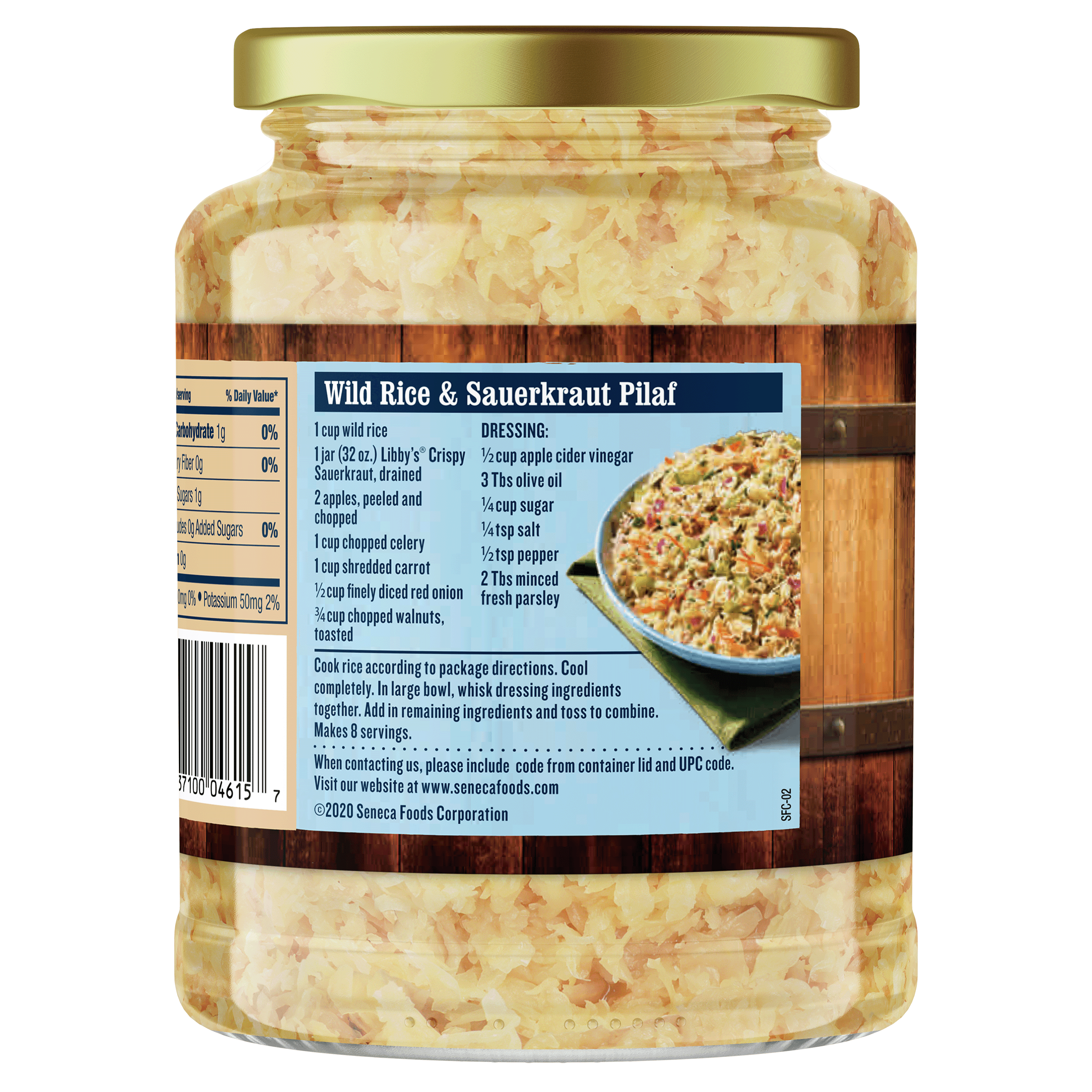 Crispy Sauerkraut, 32 oz.