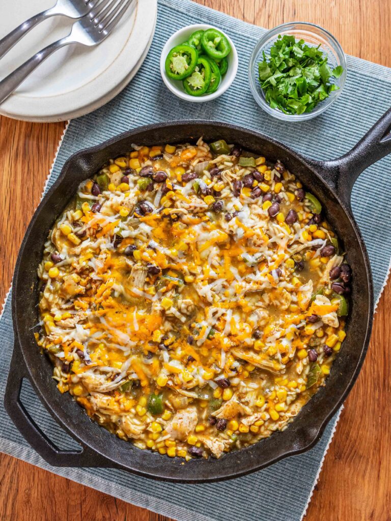 Salsa Verde Chicken Skillet
