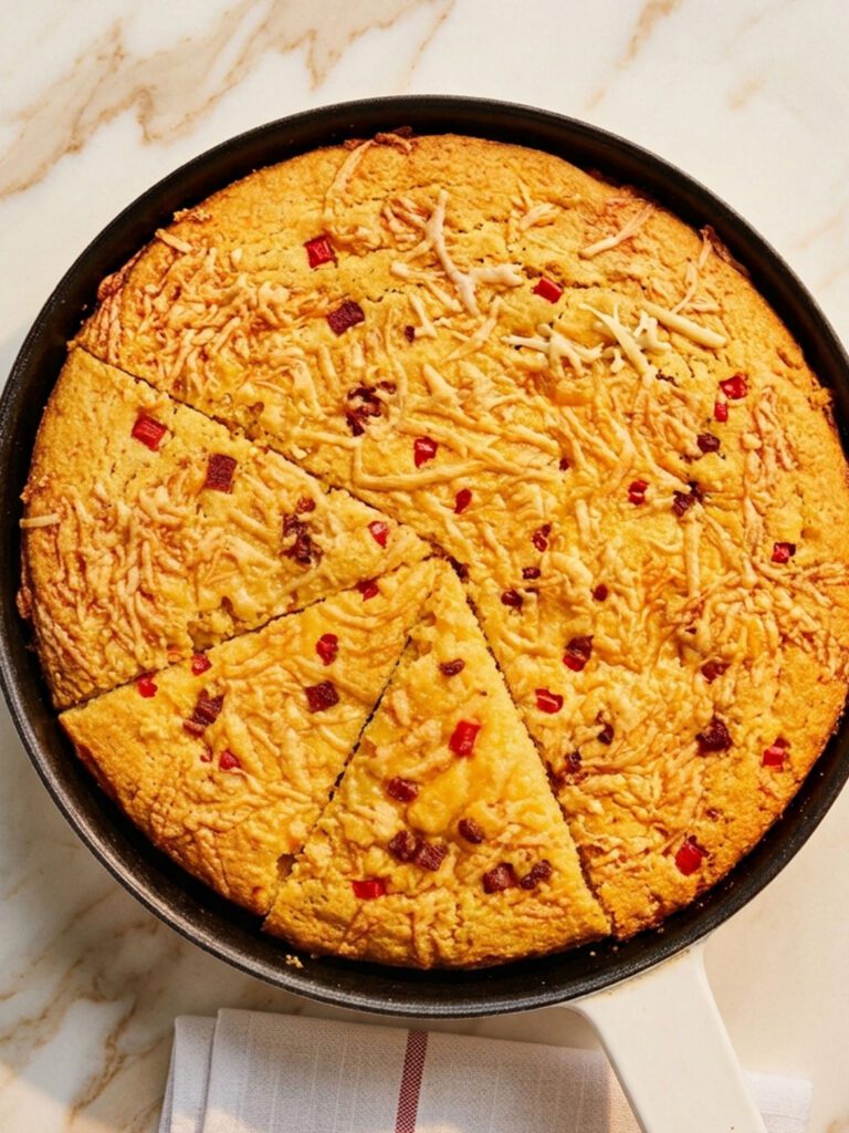 Bacon Pimento Cheese Cornbread